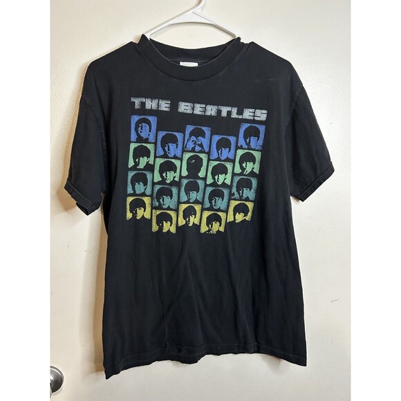 2005 Retro BEATLES HARD DAYS NIGHT, TIC TAC TOE T-SHIRT - Picture 1 of 4